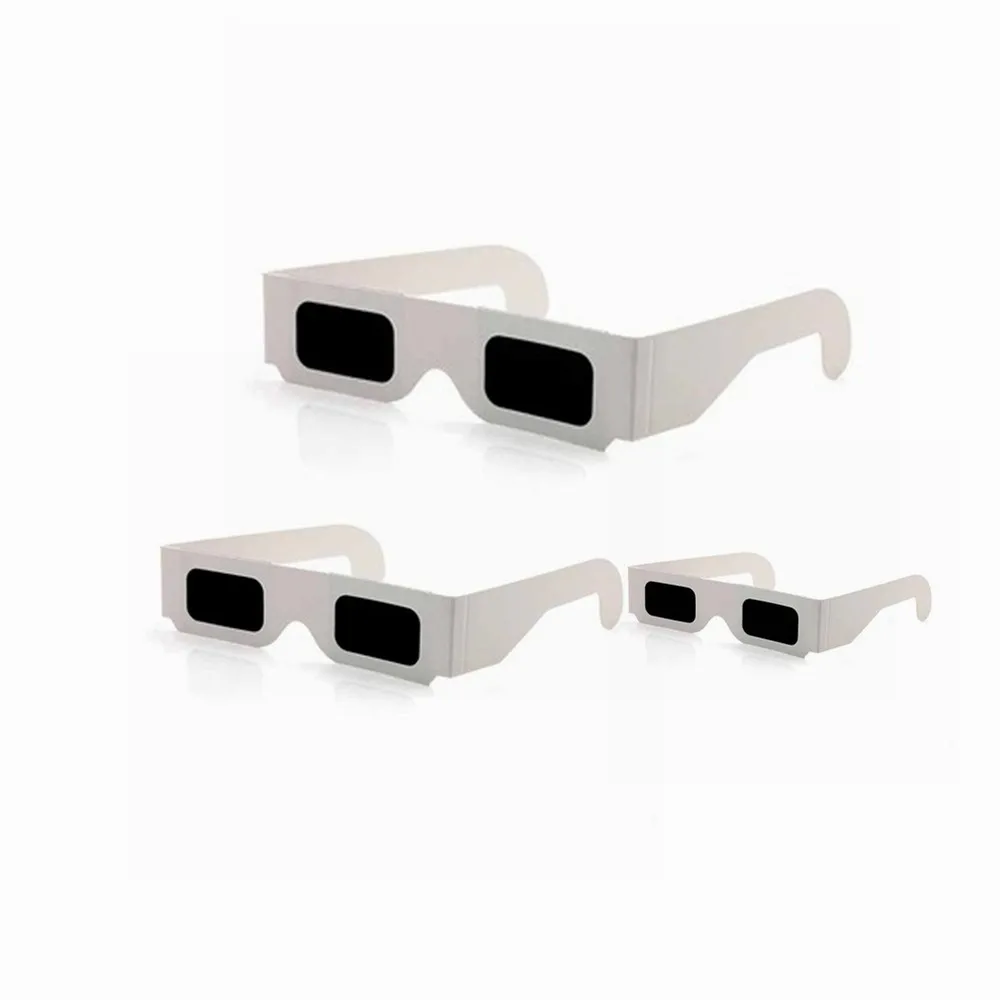 10 шт. бумажных очков Eclipse одобренные CE безопасные солнечные затемнения очки