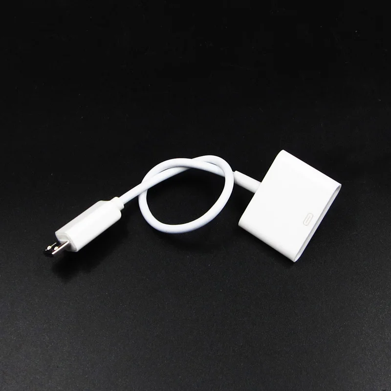 Белый USB 30 Pin Женский к 5 Мужской Кабель адаптер для iPhone| |