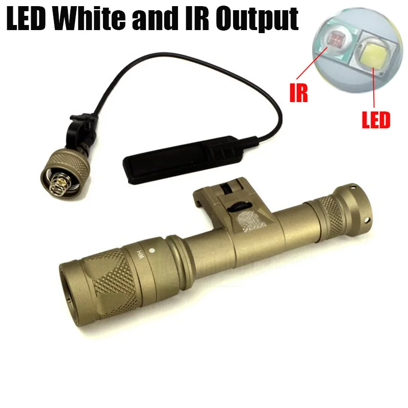 SF IFM M600V 400 lumens Scout Light with IR Output IFM M600V Hunting Rifle LED Weapon Light