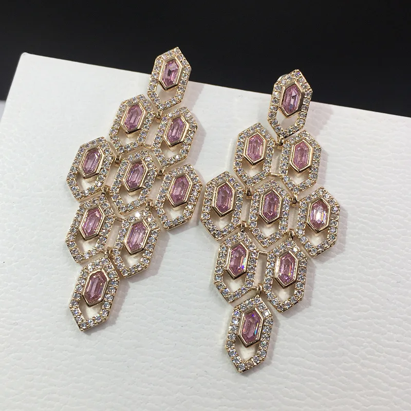 

Pink diamond earrings 210318-82