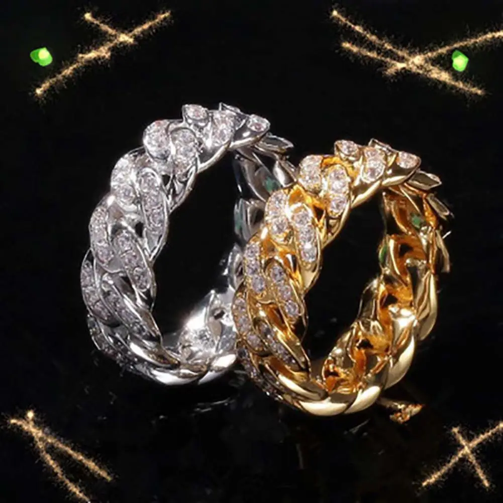 

2021 Creative Fashion Twisted Ring Wear-resistant Creative Jewelry Ring Cubic Zirconia Alloy Finger Ring Easy Matching for Gift