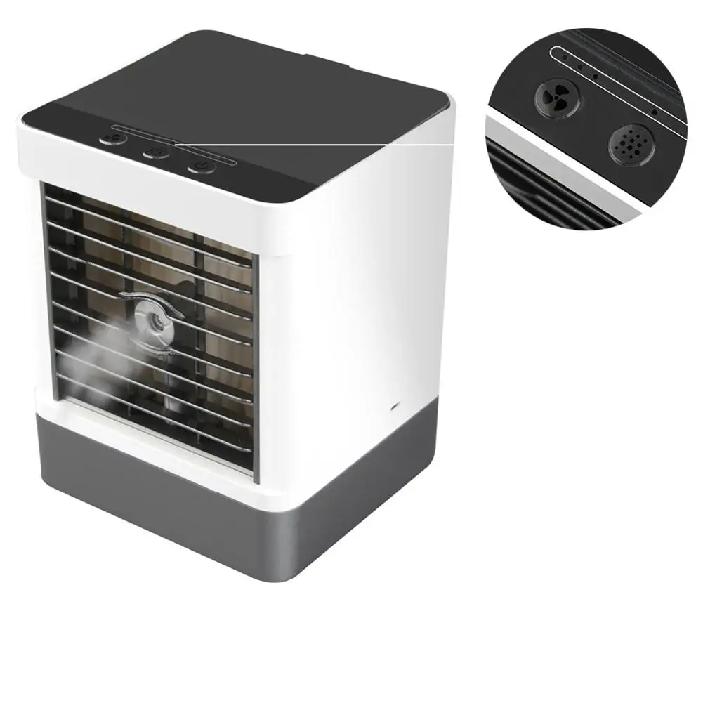 Мини вентилятор кондиционера портативный нано спрей 3 в 1 персональный