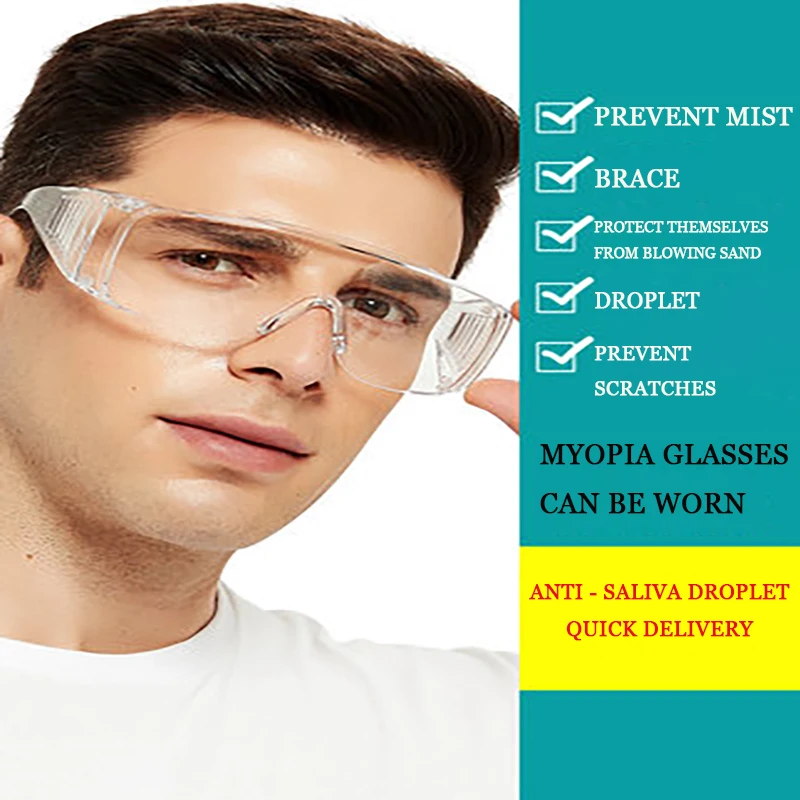 

Goggles labor protection anti-splash protective glasses wind flying foam dust riding anti-fog polishing dust goggles for men