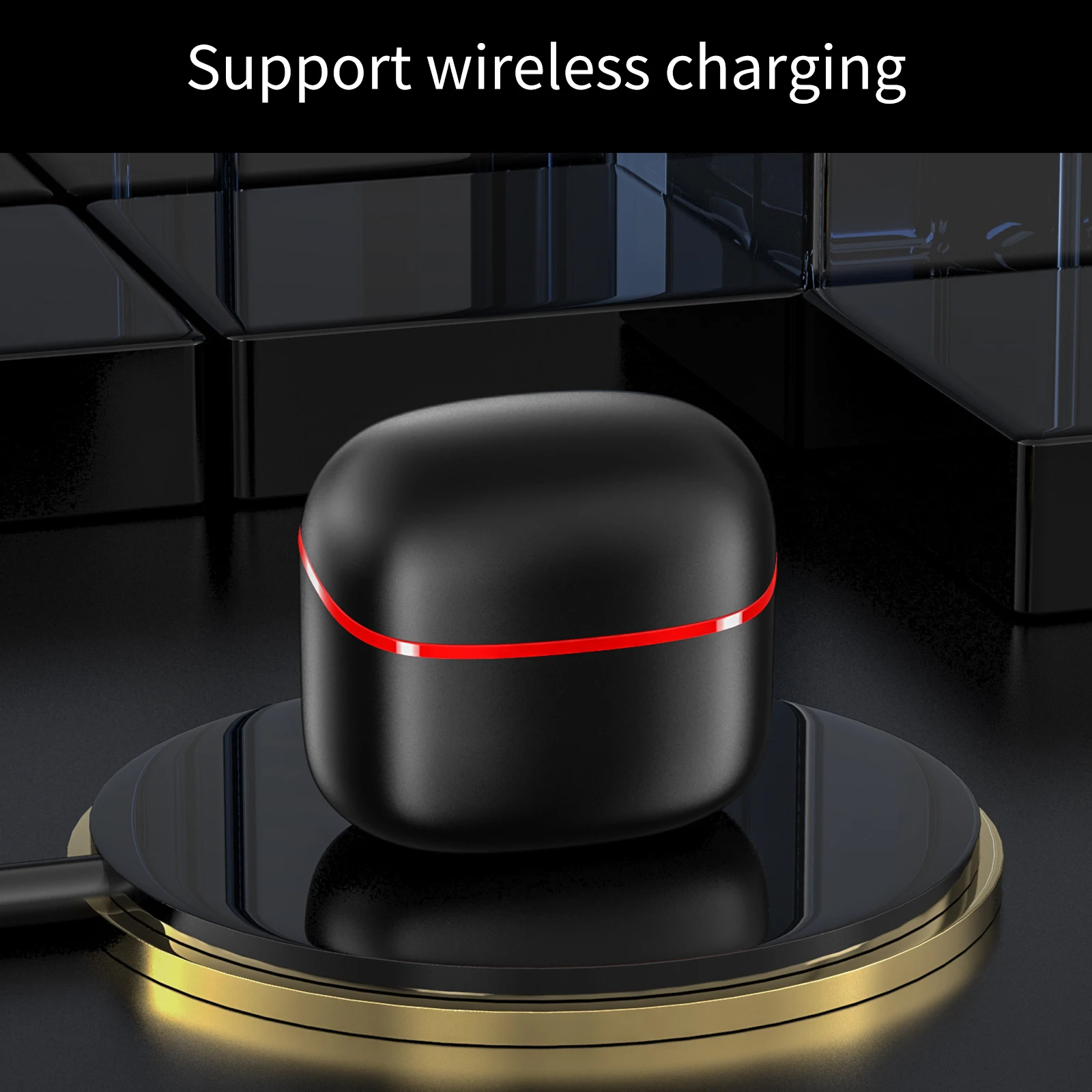 Bluetooth 5 0 наушники с двойным хостом Беспроводная зарядка наушники-вкладыши четкая