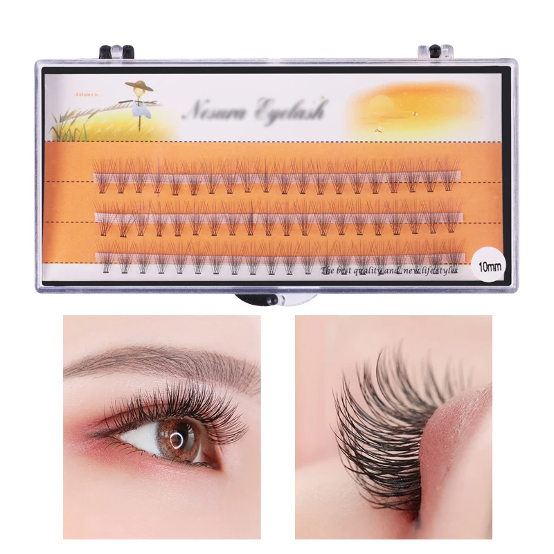 

Professional Cluster EyeLashes Type A Planting Eyelashes Extension Natural Close-packed False Eyelashes Eye Beauty Makeup