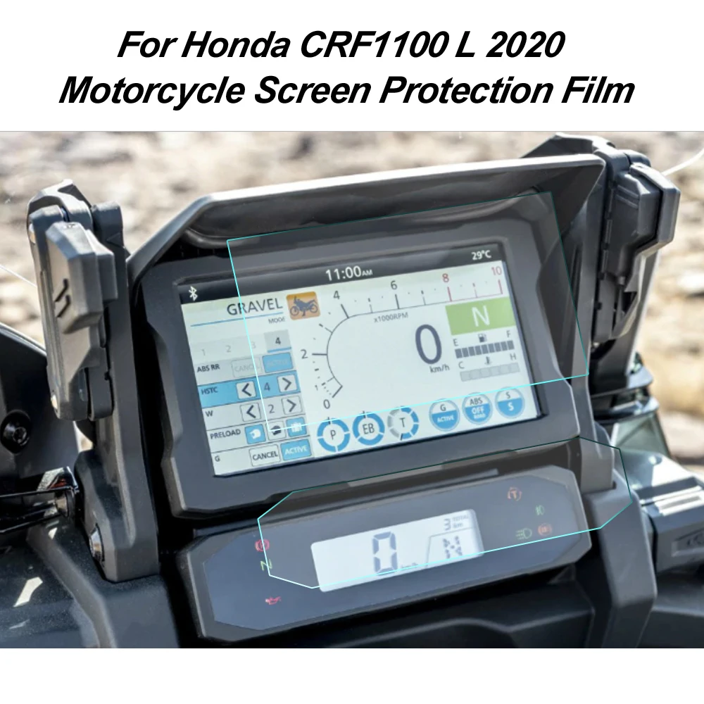 Для Honda CRF1100L пленка против царапин CRF 1100L CRF1100 L Africa twin 2020 Новая защита для экрана