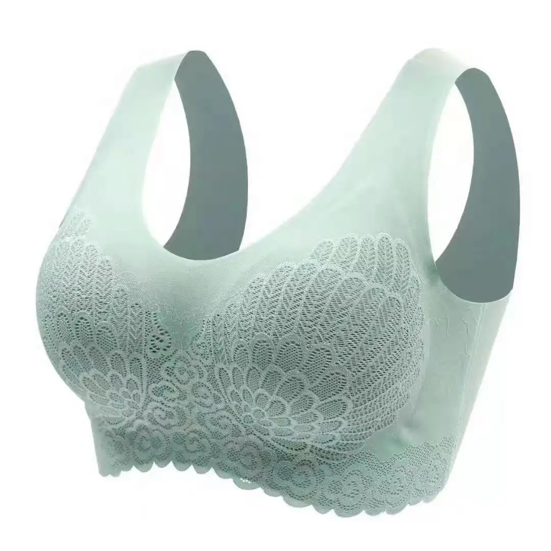 

2pcs Latex Women Underwear Bra Set Seamless Women Bra Panties Set