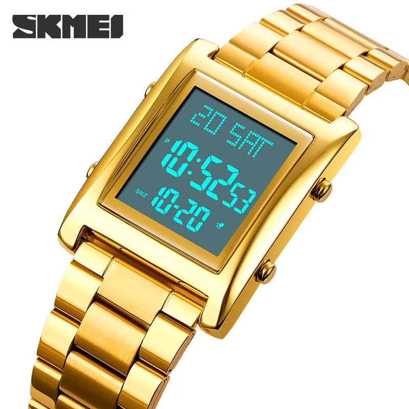 

Digital LED Watches Men Chrono Countdown Electronic Clock Male Stainless Steel Men's Watch Masculino SKMEI montre homme