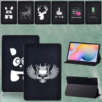 white image series case for samsung galaxy tab s6 lite 10 4 2020 p615 sm p610 sm p615 pu leather stand tablet cover