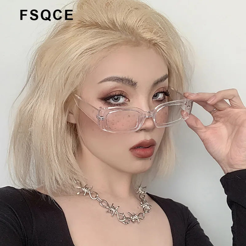 Солнцезащитные очки женские FSQCE кошачий глаз винтажные красные в стиле ретро