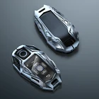 Чехол для автомобильных ключей из цинкового сплава, чехол для BMW 5, 7 серии, G11, G12, G30, G31, G32, I8, I12, I15, G01, G02, G05, G07, X3, X4, X5, X7, цепочки для ключей