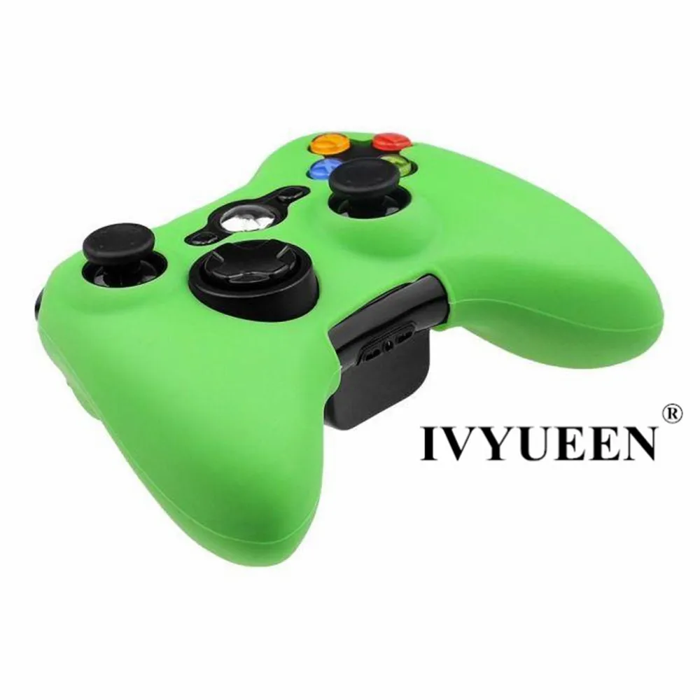 IVYUEEN 20 цветов мягкий силиконовый защитный чехол для microsoft Xbox 360 проводной/беспроводной контроллер аналоговые палочки крышки