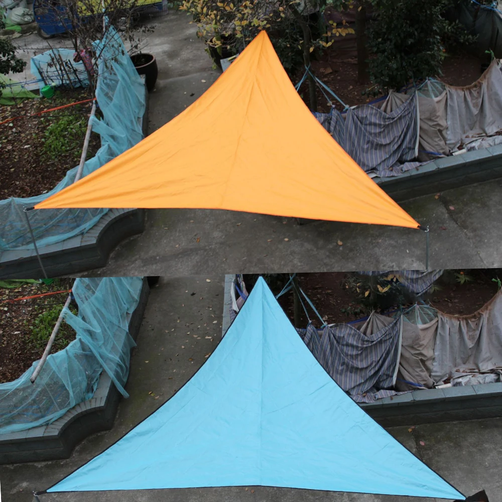 Водонепроницаемый треугольный солнцезащитный тент Солнцезащитный УФ навес для