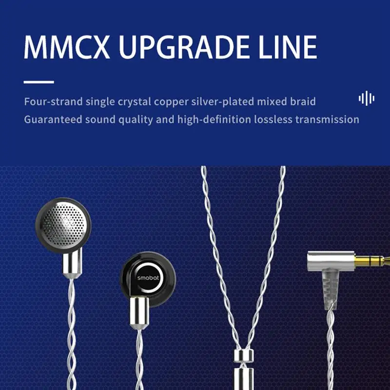 

Smabat M2sPro Module Wired Headset In-Ear Headset DIY Upgrade Driver Module Gaming Headset 3.5mm Headset Wired With MMCX Cable