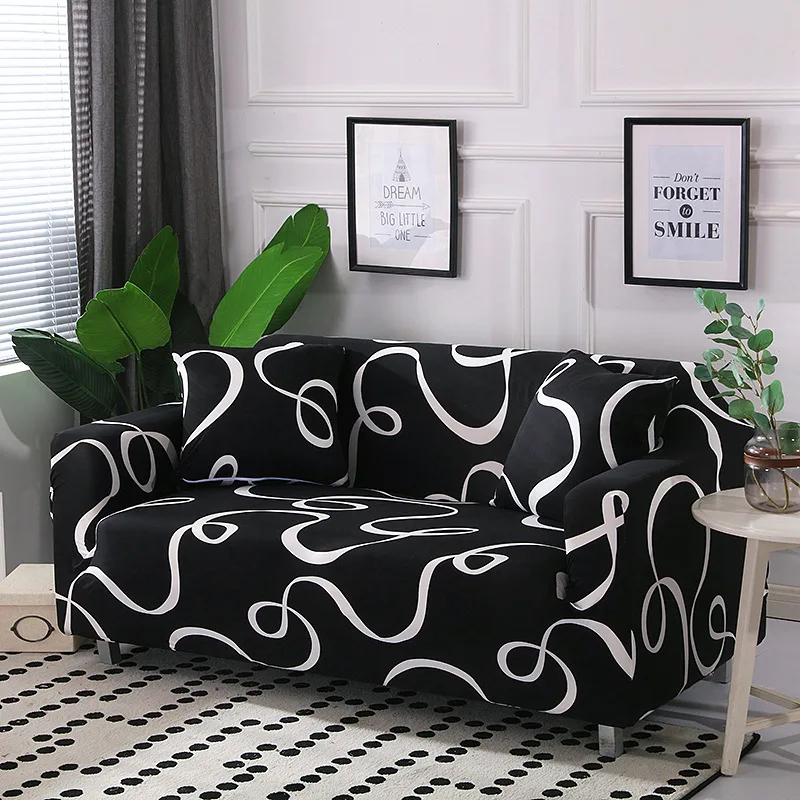 

Stretch Sofa Covers for Living Room Printed Elasticity Couch Cover Sofa Slipcover Cover Furniture Cover /2/3/4 Seats L Shape