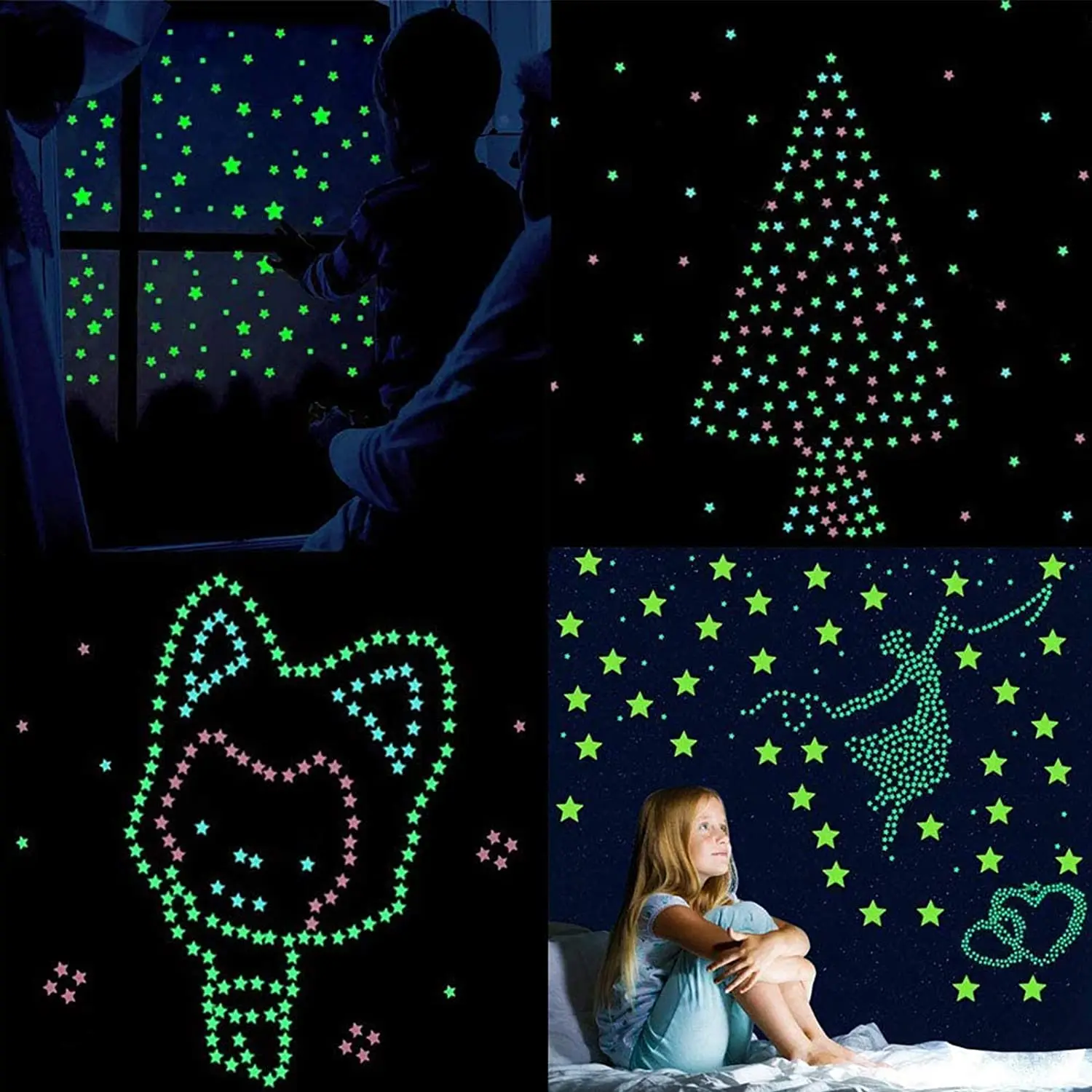 Красочные фотообои со светящимися лунами/кленовыми листьями | Красота и здоровье