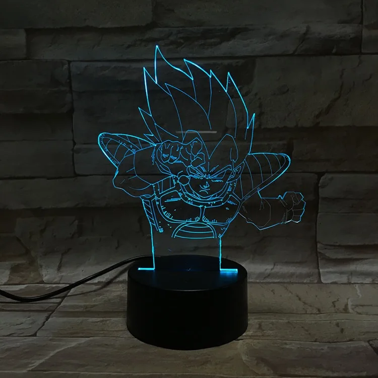 VCity 3D ночник Dragon Ball серии Goku мультфильм рисунок Touch беспроводной USB лампа атмосферное освещение домашний магазин стол современный декор