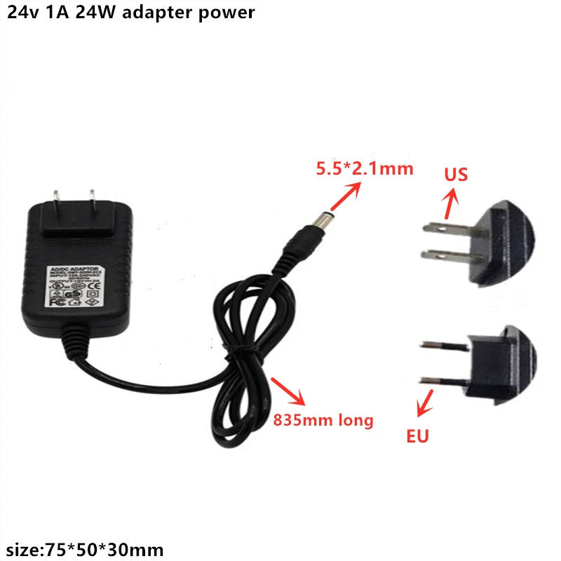 AC DC адаптер 15 в 48 24 В 1A 2A 3A 5A 5 5*2 1 AC110 220V конвертер зарядное устройство источник