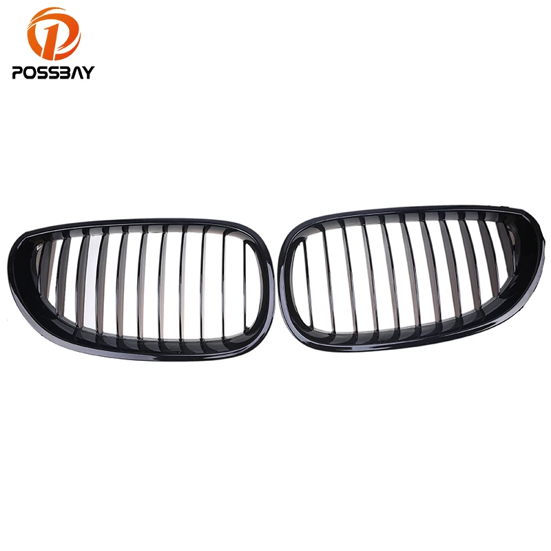 Posbay Черная передняя капот почками Спорт грили решетка для BMW 5 Series E60 520d/520i/523i/525d/525i