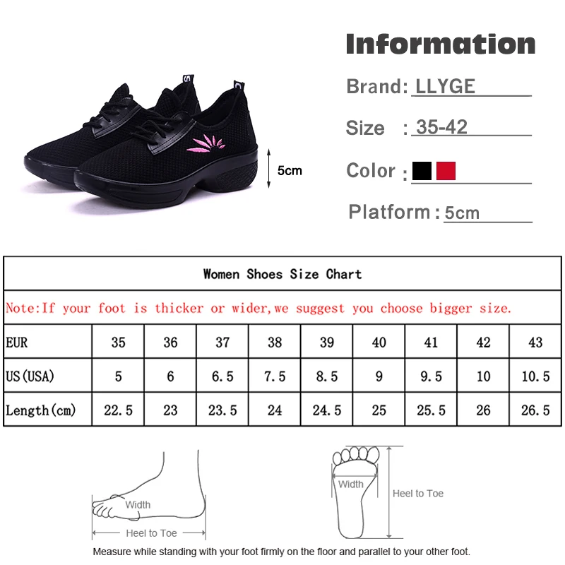 

Women Sneakers Light Weight Running Shoes Mesh Breathable Female Shallow Vulcanized Shoes Fashion Emboridary Autumn Ladies 2020