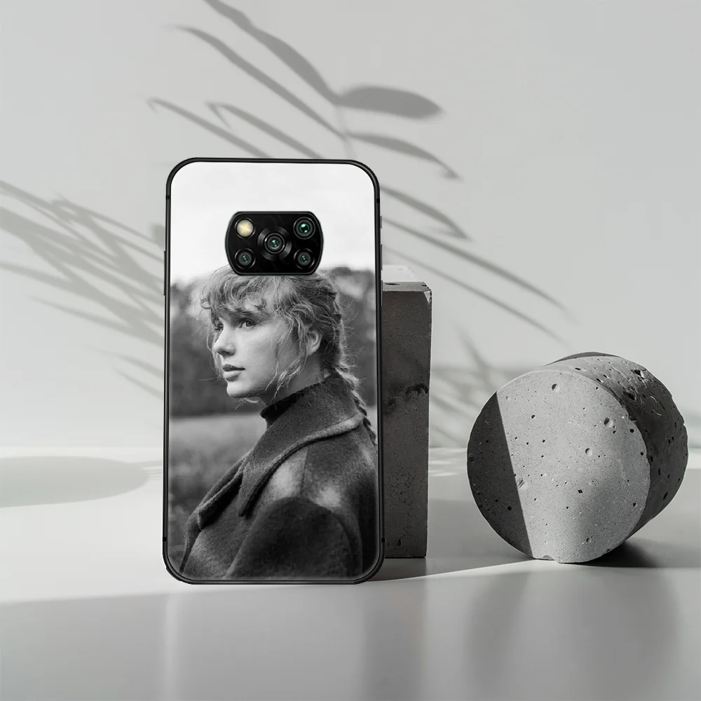 

Taylor Alison Swift Phone case Cover Hull For Xiaomi Mi A2 A3 8 9 9T Note 10 Se Lite Pro black Cell Pretty Waterproof Soft Funda