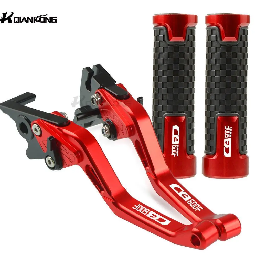 

Motorcycle aluminum Accessories Adjustable Brake Clutch Lever handlebar handles FOR honda CB599 CB600F 2007 2008-2013 CB 600F