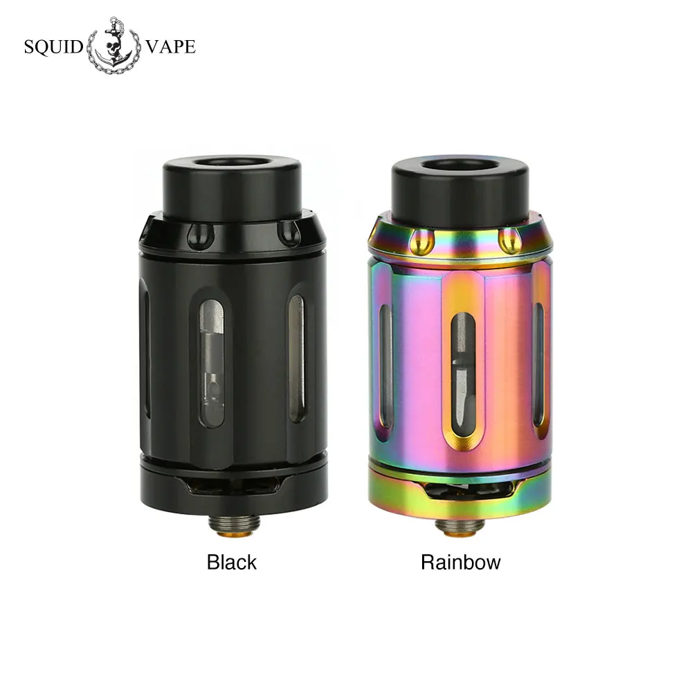 Squid Industries Peacemaker V2 Subohm Tank 8.5ml/5.5ml Atomizer 0.2ohm/ 0.8ohm Coil Vape Fit Double Barrel V3 VS Zeus X RTA |