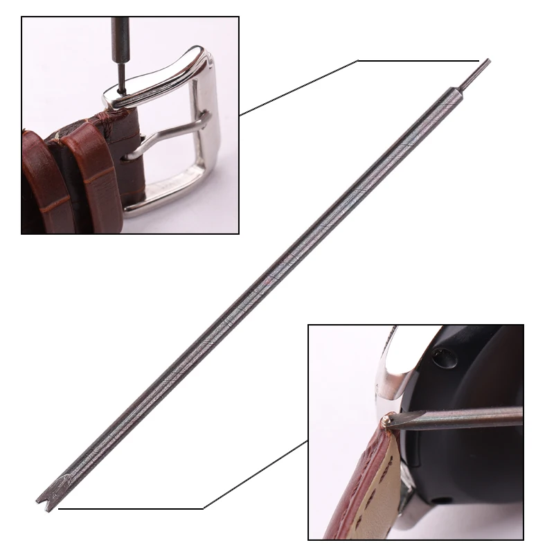 Чёрный металлический ремешок HENGRC для ремонта ремешка часов|Ремонтные