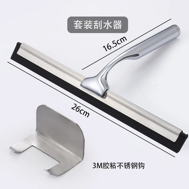 

All-Purpose Shower Squeegee for Shower Doors, Bathroom, Window and Car Glass - Stainless Steel, 10 Inches