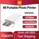 Портативный мини-Карманный фотопринтер Xiaomi Mijia MI, Bluetooth-принтер, беспроводной термопринтер Bt для телефона