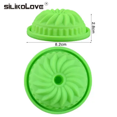 random color 375 SILIKOLOVE мини-силиконовая форма для торта Формы для выпечки миски Детские Хлеб пироги буханка антипригарный силиконовый Плесень лотки для выпечки кастрюли - Цвет: random color 375