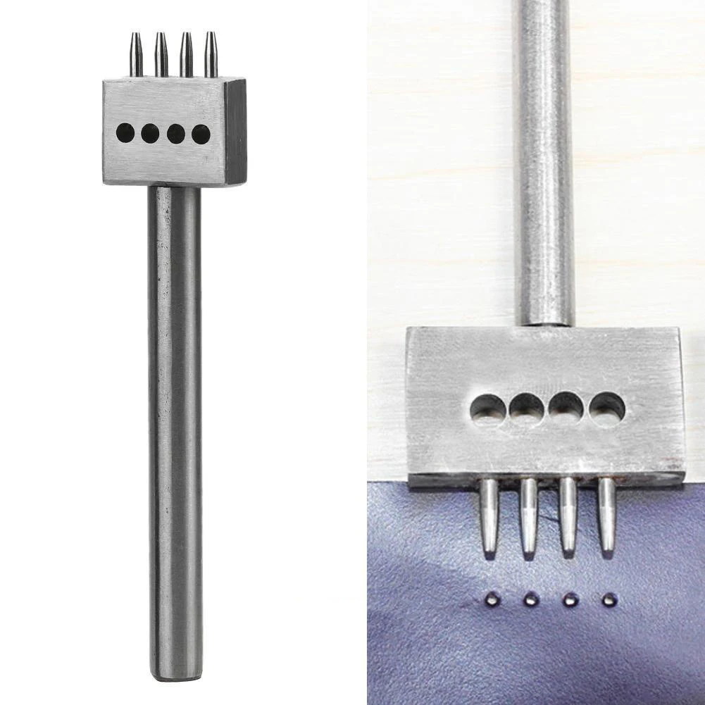 1 шт. 2/4/6 Зубцов мм круглые дыроколы для кожи резак инструмент ручной работы