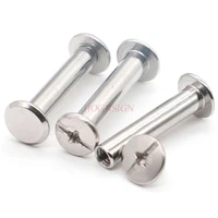 304 stainless steel mother and daughter rivets butt screw nut album photo book nail to lock recipe screw