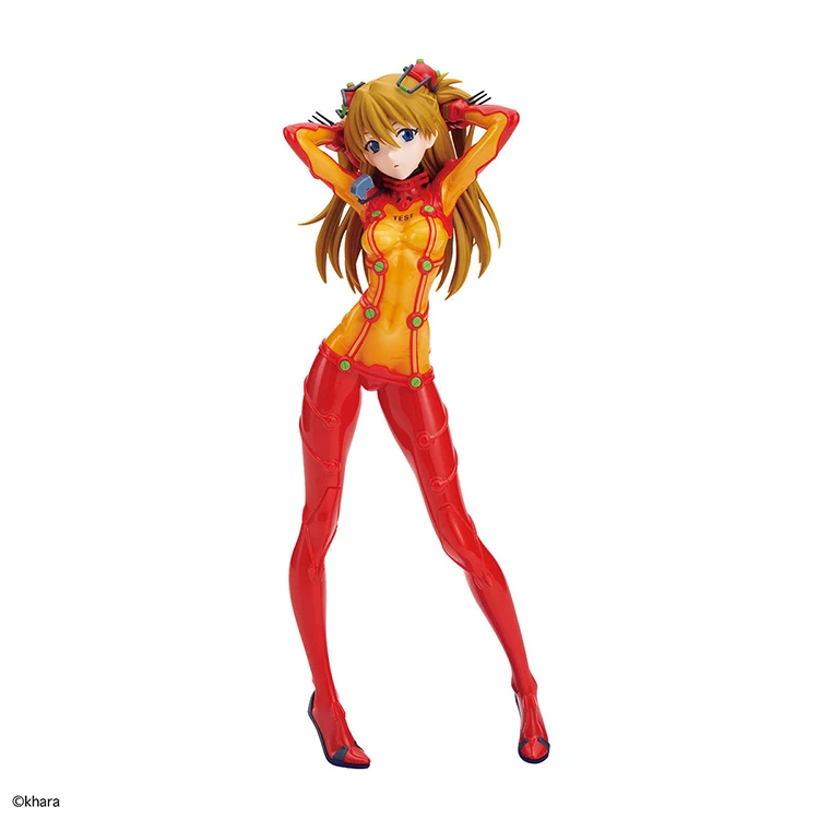 

Bandai Japanse Originele Anime Figuur Shikinami Asuka Rangur Langley Soryu Action Figure Assembly Collectible Model Speelgoed V