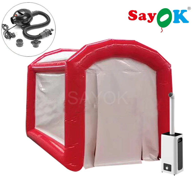 

2.5x2x2.5m PVC Inflatable Tunnel Airtight Inflatable Sterilisation Channel Disinfection Tent for Enterprise Community Protect