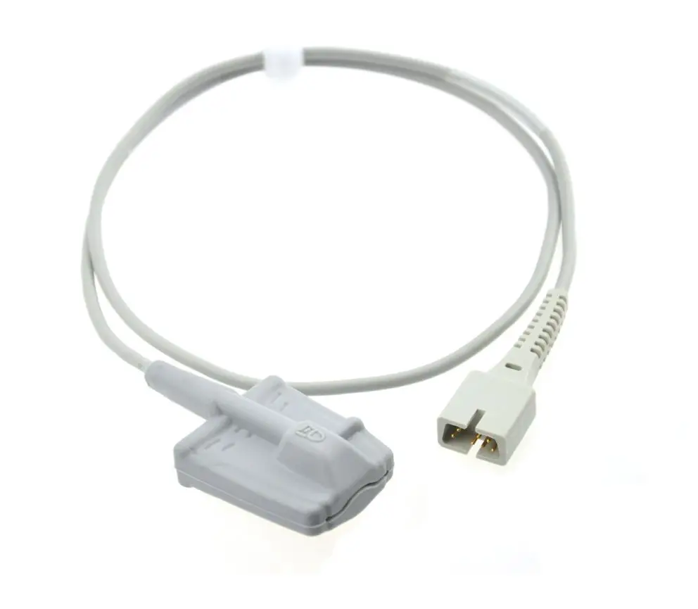 Совместимый Датчик spo2 PM60 для взрослых силиконовый мягкий датчик Mindray DB9pin 0 9
