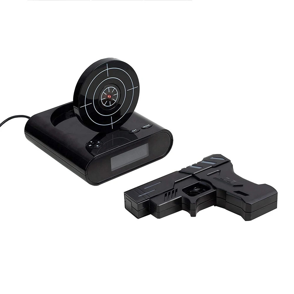 Домашний тип 1 набор пистолет будильник записываемый гаджет настольная цифровая