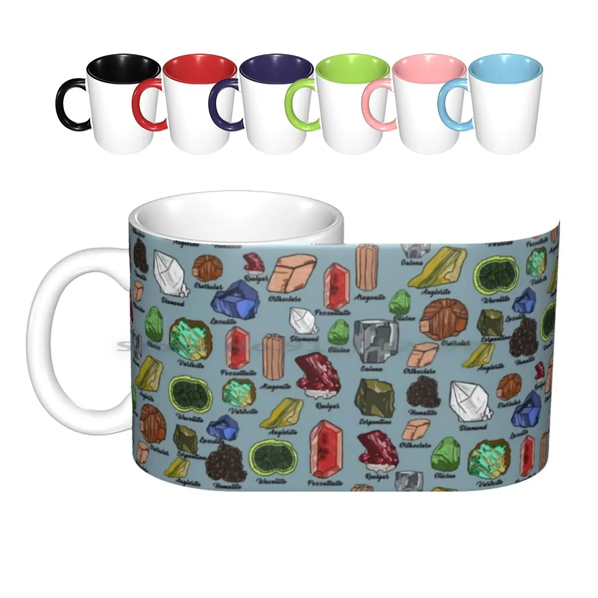 Керамические минералы кофейные чашки кружка для молока чая геологические камни