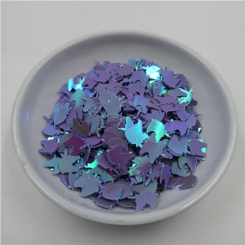 AB purple 10 g/ Set Unicorn Glitter AB Colors Loose Sequins for Craft Nail Body Art Painting Wedding Dance Drsee DIY Bags Shoes Decoration - Цвет: AB purple