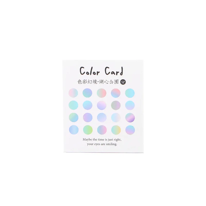 40 шт./лот блокноты для записей из материала цветная иллюзия нежелательный журнал