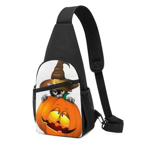 

Мужская поясная сумка для Хэллоуина, дорожная нагрудная сумка, Женские поясные сумки, праздничные сумки с индивидуальным изображением лого...