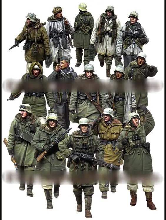 Figura modelo de resina 1/35 GK, Figura 15, kit sin montar y sin pintar-1