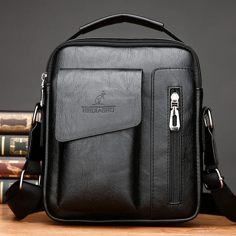 new brand pu leather shoulder bags crossbody bags for men messenger bag hot sale male small man flap mens travel new handbags free global shipping