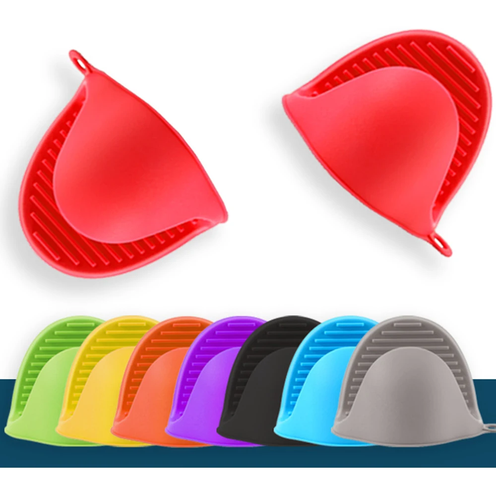 

1PCS High Quality Kitchen Baking Silica Gel Heat Insulation Clip Antiscalding Non Slip Gloves Household Bowl Oven Microwave Oven