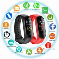 m4 sport fitness pedometer walk step counter color ips screen smart bracelet blood pressure wristband smart band men women watch