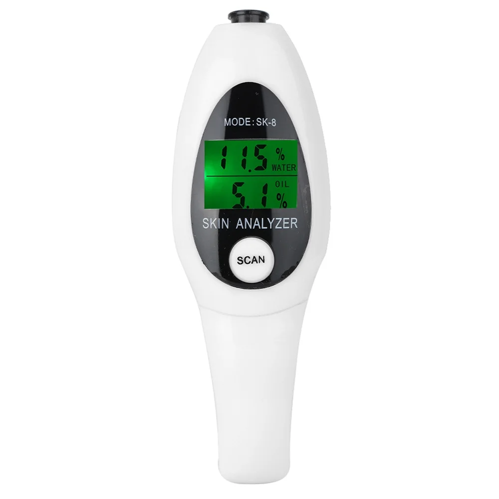 

Portable Digital LCD Display Skin Beauty Analyzer Moisture Oil Water Detection Facial Skin Health Condition Care Household
