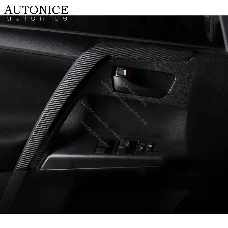 Нержавеющая ручка для крыши отделка блестками Накладка Toyota RAV4 2013 2014 2015 2016 2017 2018 |