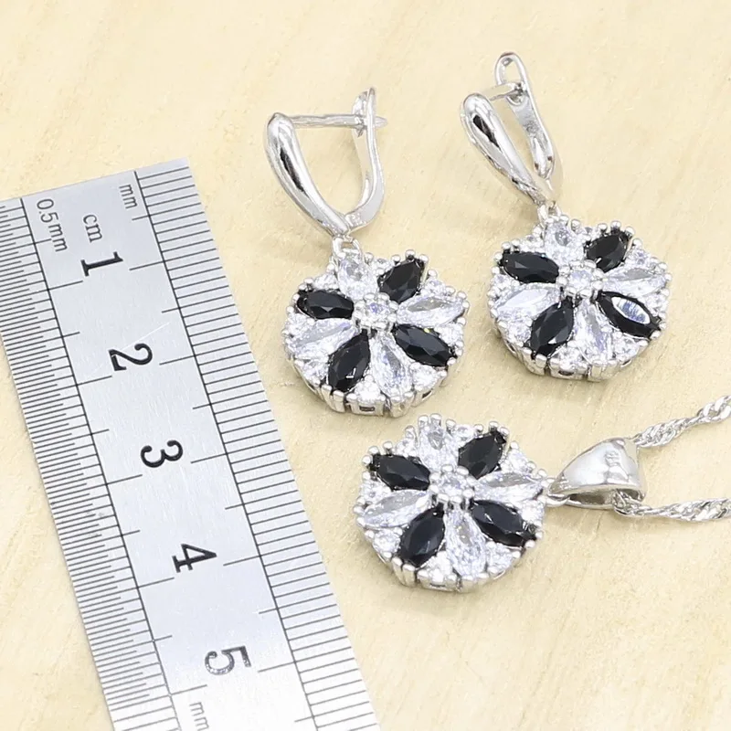 Черный белый циркониевый серебряный цвет Искусственный Свадебный браслет