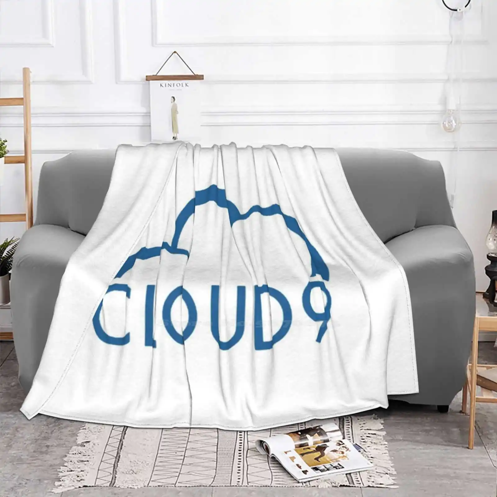 Модное мягкое теплое одеяло Cloud Store 9 футов | Дом и сад