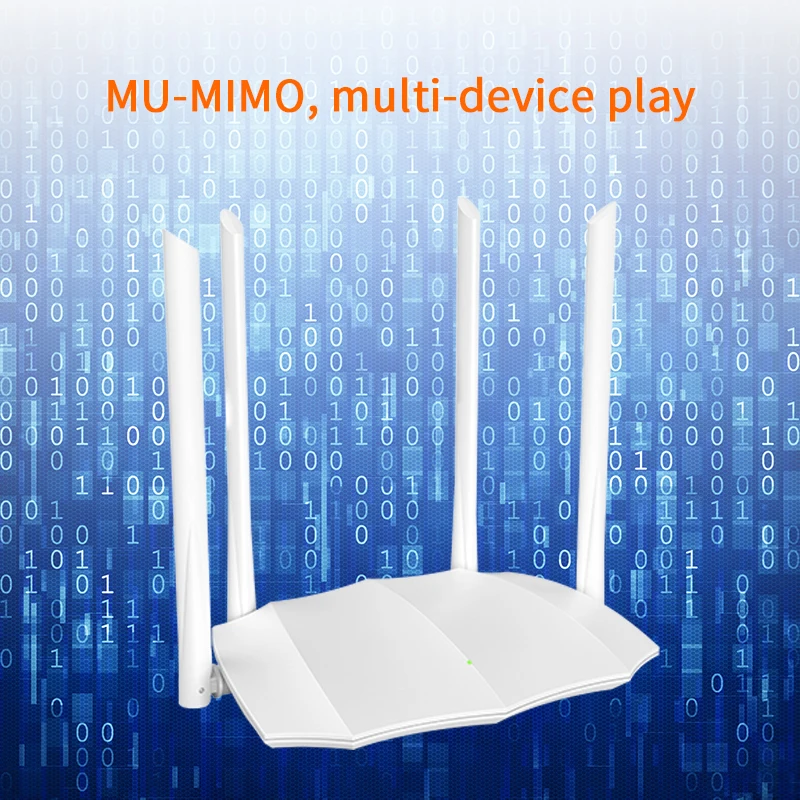 Беспроводной Wi Fi роутер GLVISION GLC5 AC1200 с антенной высоким коэффициентом усиления 2 4